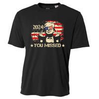 Trump You Missed Funny Trump 2024 Design Cooling Performance Crew T-Shirt