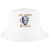 Trump You Missed Bitch Trump Shootting Target Cool Comfort Performance Bucket Hat