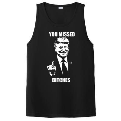 Trump You Missed Bitches Great Gift PosiCharge Competitor Tank