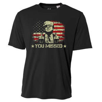 Trump You Missed Funny Trump 2024 Cooling Performance Crew T-Shirt