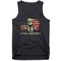 Trump You Missed Funny Trump 2024 Tank Top