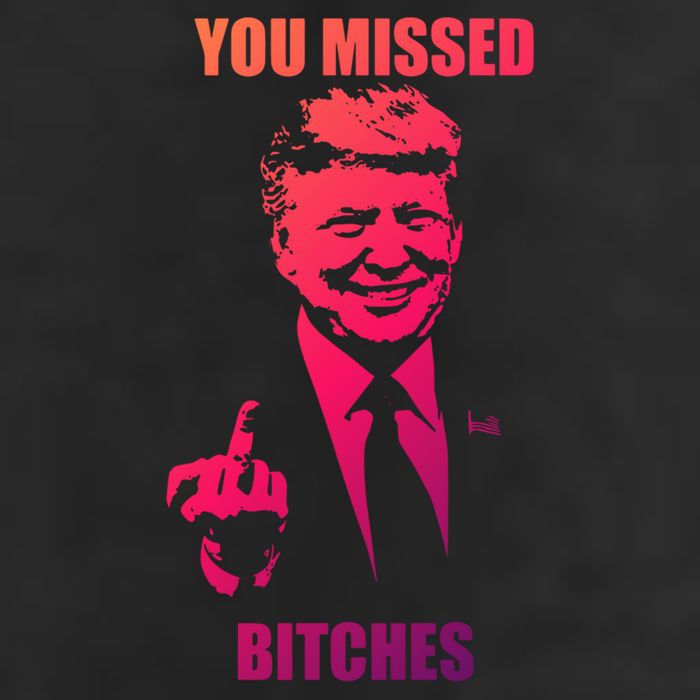 Trump You Missed Bitches Gift Beanie