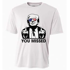 Trump You Missed Funny Trump 2024 Cooling Performance Crew T-Shirt