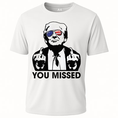 Trump You Missed Funny Trump 2024 Cooling Performance Crew T-Shirt