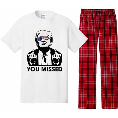 Trump You Missed Funny Trump 2024 Pajama Set