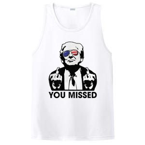 Trump You Missed Funny Trump 2024 PosiCharge Competitor Tank