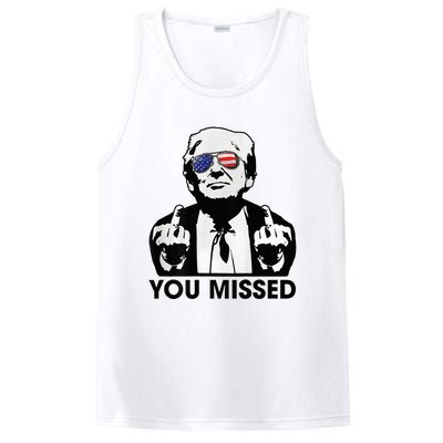 Trump You Missed Funny Trump 2024 PosiCharge Competitor Tank