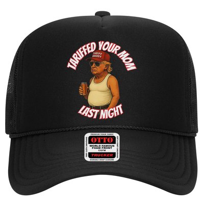 Tariffed Your Mom Last Night Tarrified Funny Hat