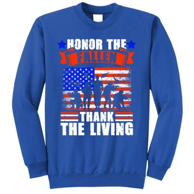 Thank You Military American Flag Soldier Veteran Memorial Cute Gift Sweatshirt