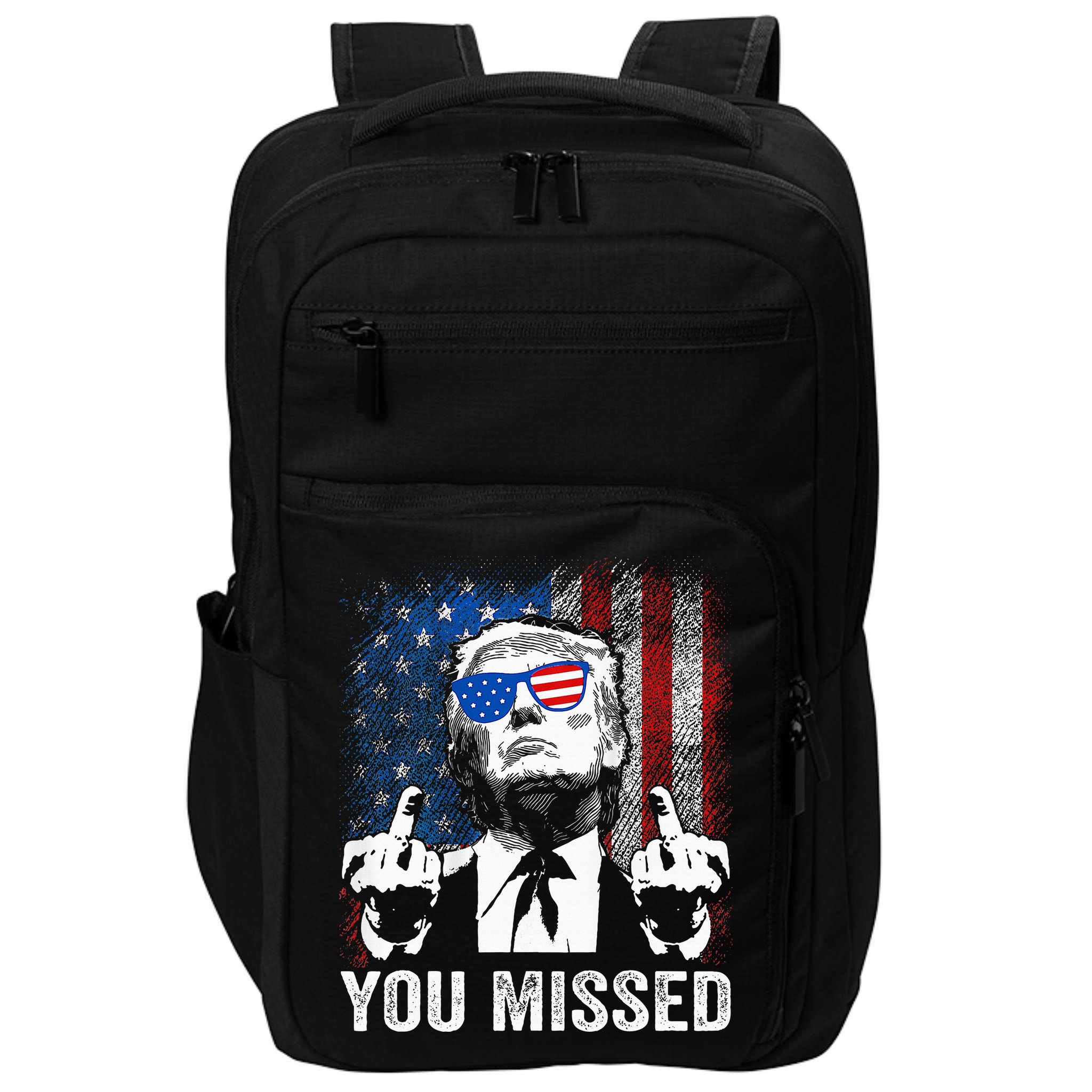 Trump You Missed Funny Trump Pro 2024 Impact Tech Backpack