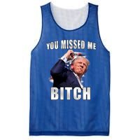 Trump You Missed Me Bitch Trump Shot Trump Supporters Tr Cute Gift Mesh Reversible Basketball Jersey Tank