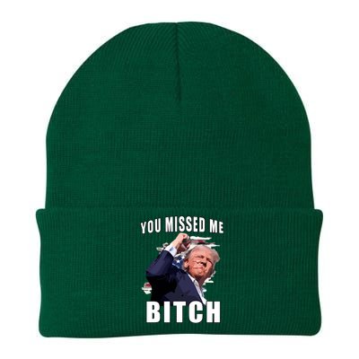 Trump You Missed Me Bitch Knit Cap Winter Beanie