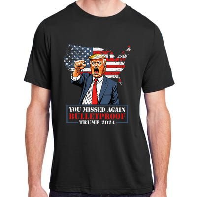 Trump You Missed Again Twice Pa Fl Golf Bulletproof Legend Adult ChromaSoft Performance T-Shirt