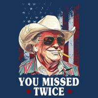 Trump You Missed Twice Western Cowboy Beanie