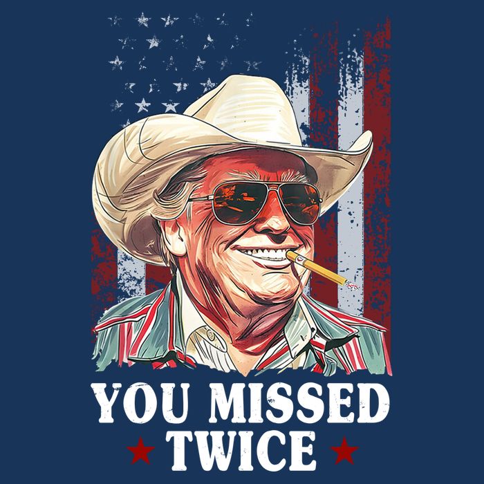 Trump You Missed Twice Western Cowboy Beanie