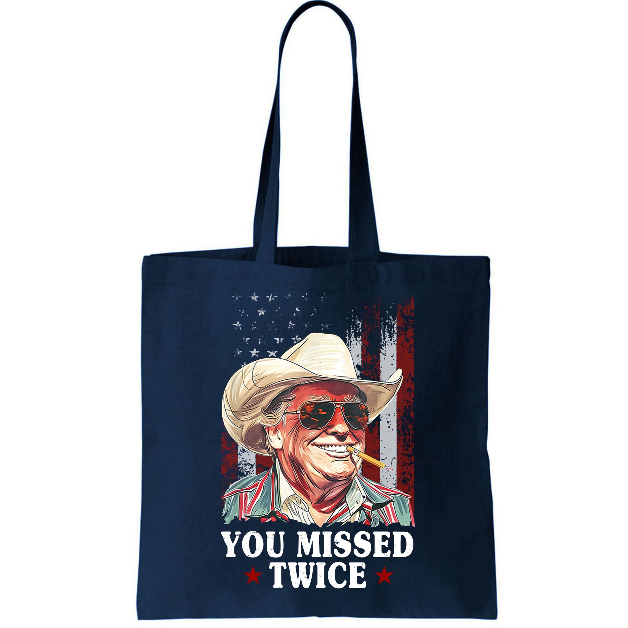 Trump You Missed Twice Western Cowboy Bag