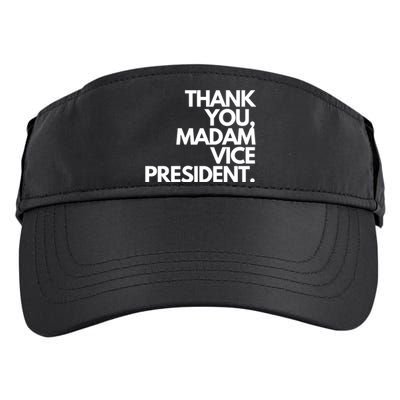 Thank You Madam Vice President Adult Drive Performance Visor