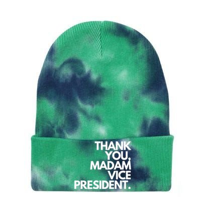 Thank You Madam Vice President Tie Dye 12in Knit Beanie