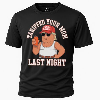 Tariffed Your Mom Last Night Cooling Performance Crew T-Shirt
