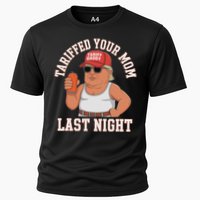 Tariffed Your Mom Last Night Cooling Performance Crew T-Shirt