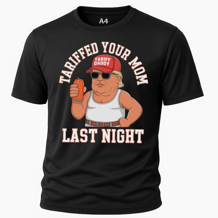 Tariffed Your Mom Last Night Cooling Performance Crew T-Shirt