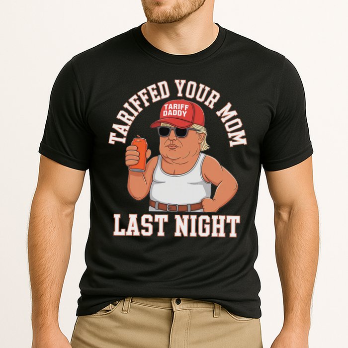 Tariffed Your Mom Last Night Cooling Performance Crew T-Shirt