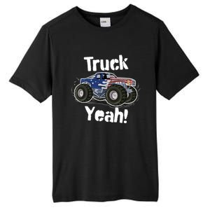 Truck Yeah! Monster Truck Gift Tall Fusion ChromaSoft Performance T-Shirt