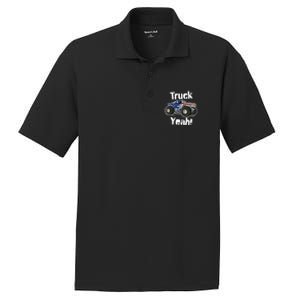 Truck Yeah! Monster Truck Gift PosiCharge RacerMesh Polo