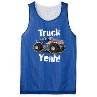 Truck Yeah! Monster Truck Gift Mesh Reversible Basketball Jersey Tank