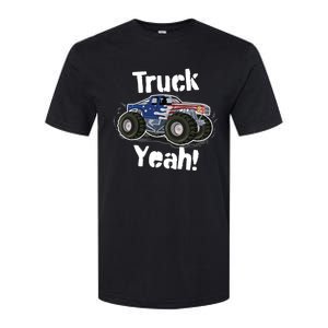 Truck Yeah! Monster Truck Gift Softstyle CVC T-Shirt