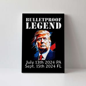 Trump You Missed Again Twice Pa Fl Golf Bulletproof Legend Canvas