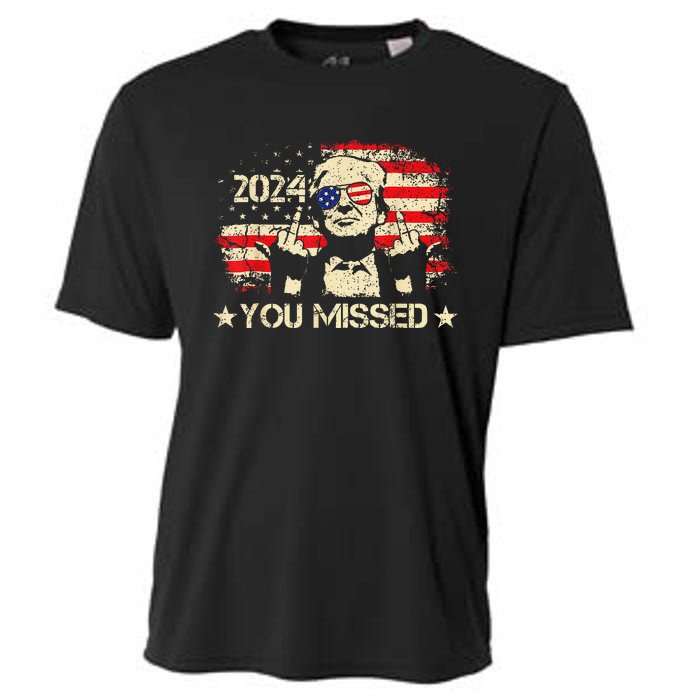 Trump You Missed Funny Trump 2024 Cooling Performance Crew T-Shirt