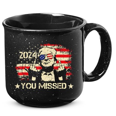 Trump You Missed Funny Trump 2024 15oz Campfire Ceramic Mug