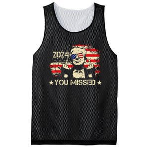 Trump You Missed Funny Trump 2024 Mesh Reversible Basketball Jersey Tank