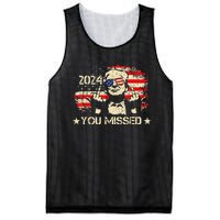 Trump You Missed Funny Trump 2024 Mesh Reversible Basketball Jersey Tank