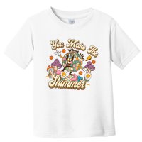 Teacher You Make The Whole Class Shimmer Groovy Back To School Toddler T-Shirt