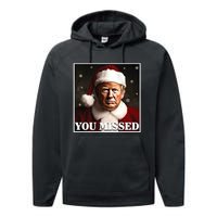 Trump You Missed Christmas Performance Fleece Hoodie