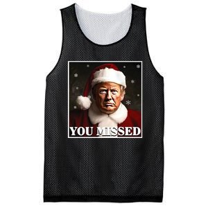 Trump You Missed Christmas Mesh Reversible Basketball Jersey Tank