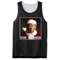 Trump You Missed Christmas Mesh Reversible Basketball Jersey Tank