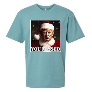 Trump You Missed Christmas Sueded Cloud Jersey T-Shirt