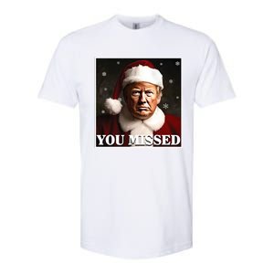 Trump You Missed Christmas Softstyle CVC T-Shirt