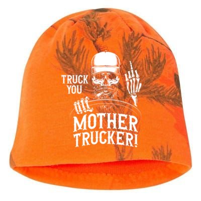 Truck You Mother Trucker! Funny Truck Driver Gift Kati - Camo Knit Beanie