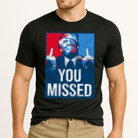 Trump You Missed Shooting Assassination Attempt Middle Finger Usa Patrioti Cooling Performance Crew T-Shirt