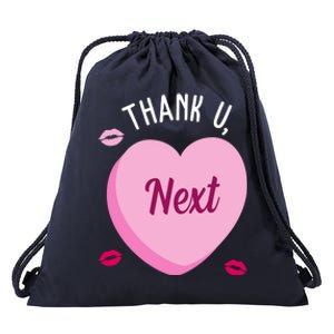 Thank You Next Anti Valentine Cute Candy Heart Drawstring Bag