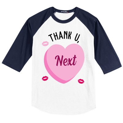 Thank You Next Anti Valentine Cute Candy Heart Baseball Sleeve Shirt