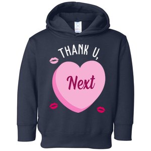 Thank You Next Anti Valentine Cute Candy Heart Toddler Hoodie