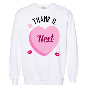 Thank You Next Anti Valentine Cute Candy Heart Garment-Dyed Sweatshirt