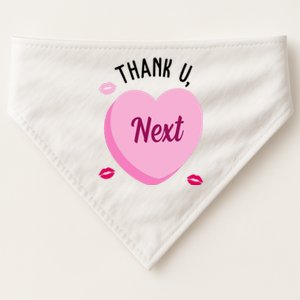 Thank You Next Anti Valentine Cute Candy Heart USA-Made Doggie Bandana