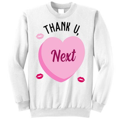 Thank You Next Anti Valentine Cute Candy Heart Sweatshirt