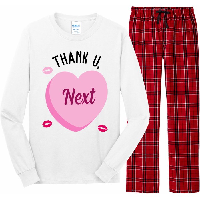 Thank You Next Anti Valentine Cute Candy Heart Long Sleeve Pajama Set